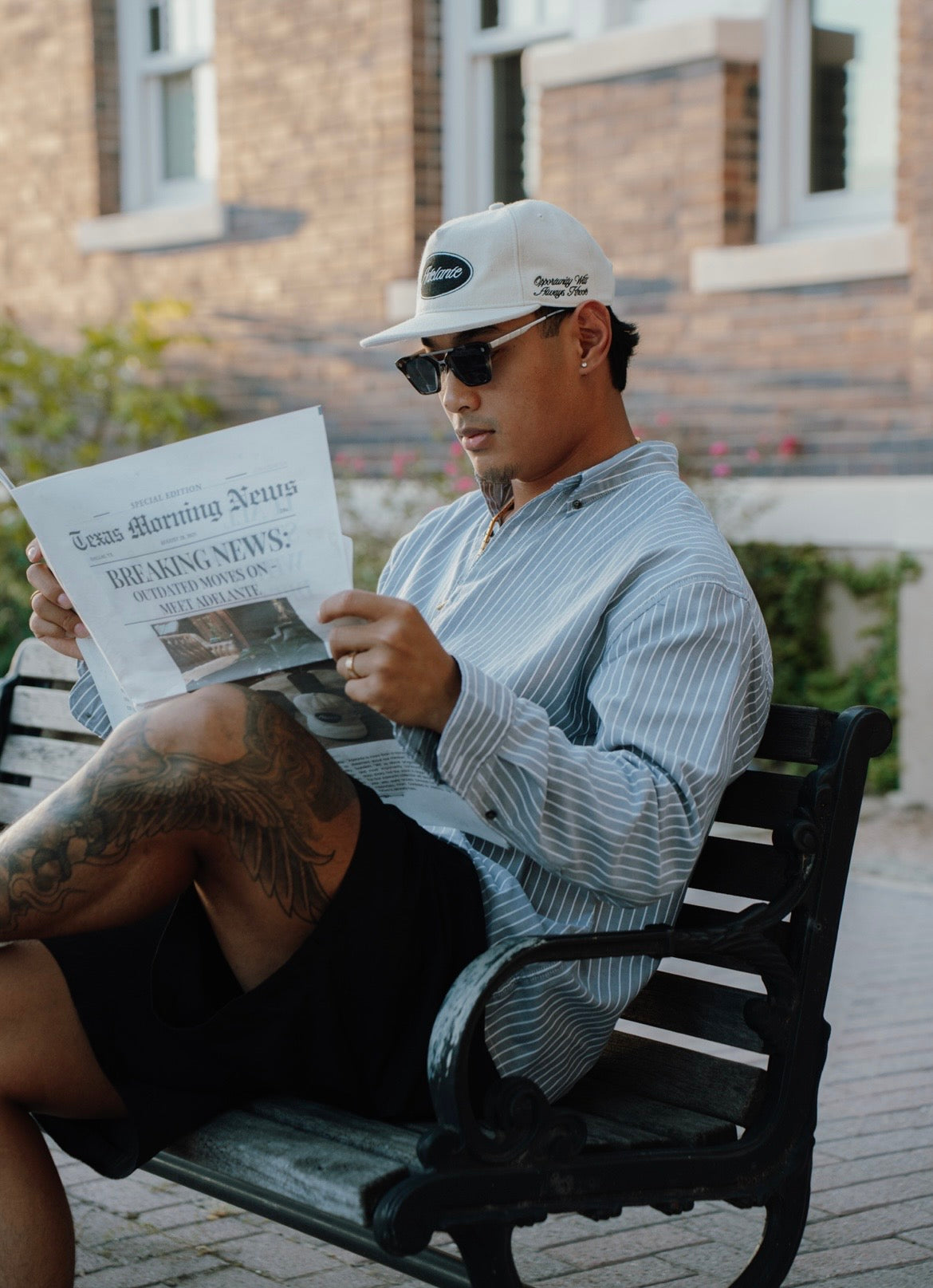 Adelante Off White Wool Hat