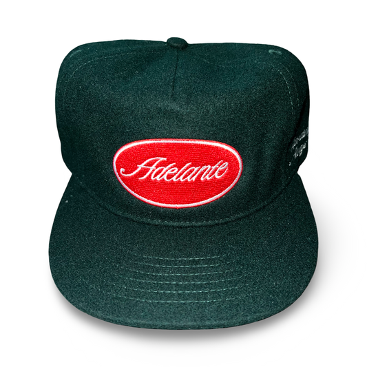 Adelante Dark Green Wool Hat